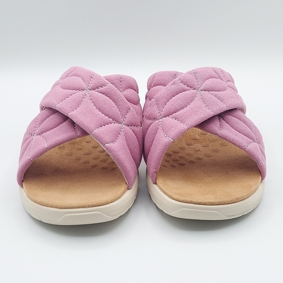 Easy Spirit Tasia Crossband Slip-on Sandal Light Purple/Rose Women's Size 8.5W - Picture 4 of 10